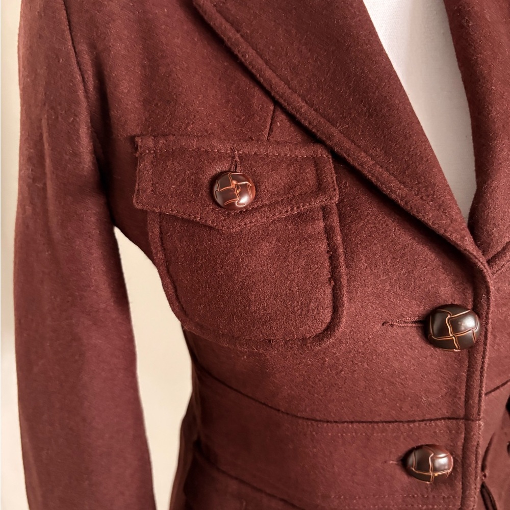 Zara Basic Women's Utility Jacket - Brown - image 4